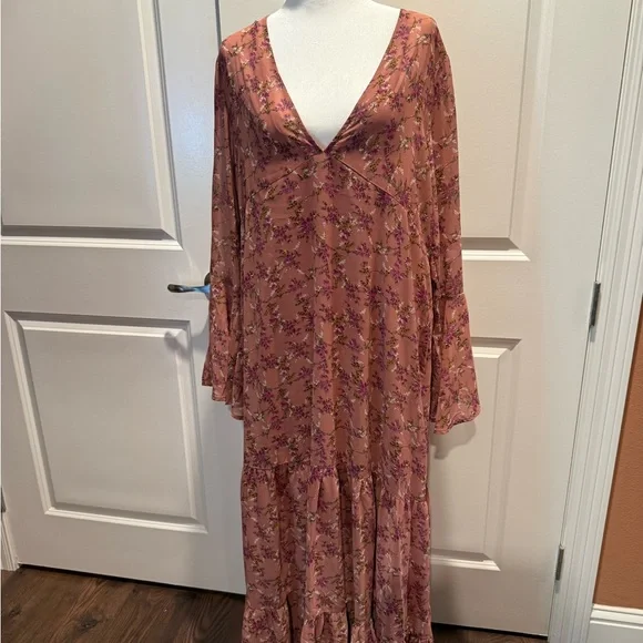 NATURAL LIFE | Dresses | Natural Life Orange Bell Sleeve Plunge Gown | Poshmark NATURAL LIFE | Dresses | Natural Life Orange Bell Sleeve Plunge Gown | Poshmark